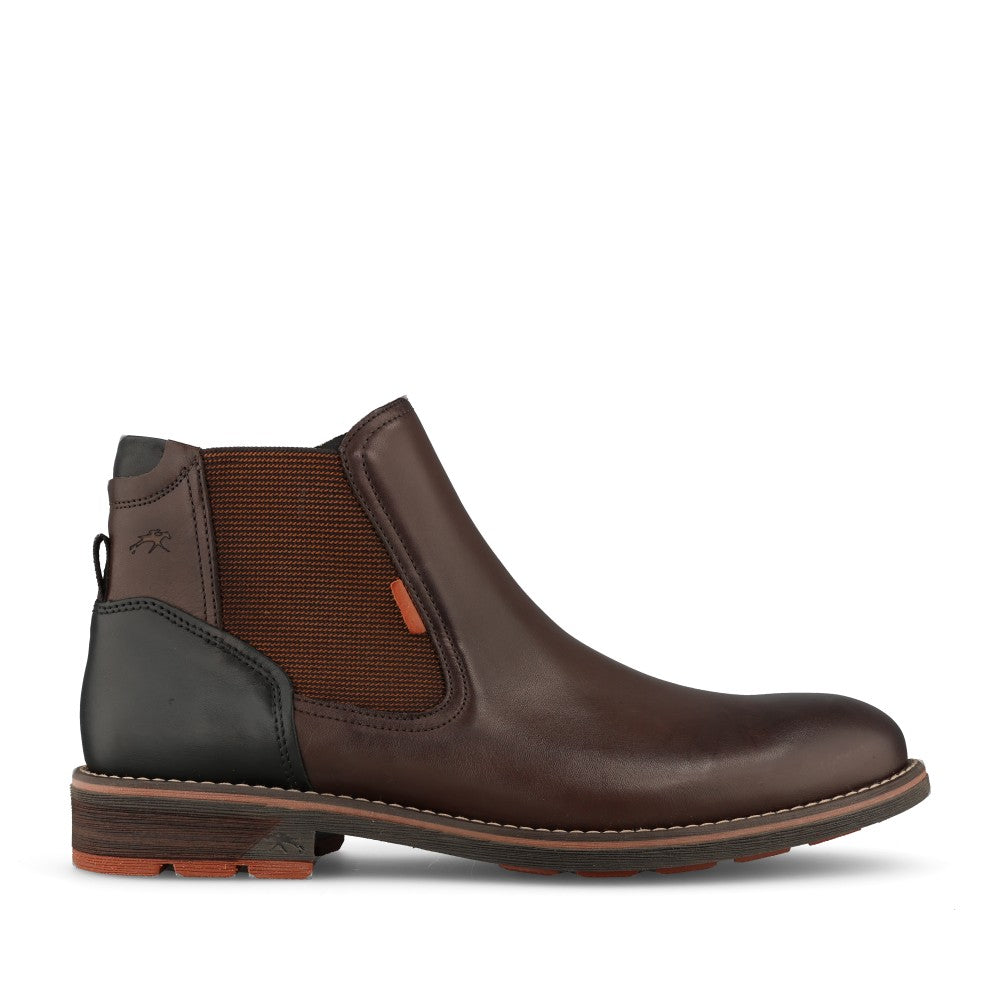 Mens F1343 Terry Chelsea Boot In Cafe