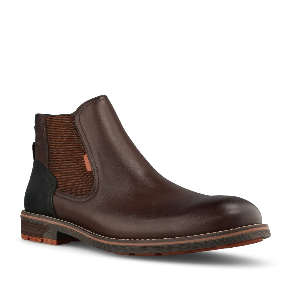 Mens F1343 Terry Chelsea Boot In Cafe