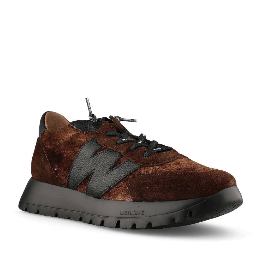 Wonders Ladies A-24111 Trainer In Brown