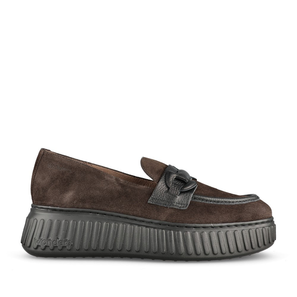Wonders Ladies A-5203 Shoe In Brown
