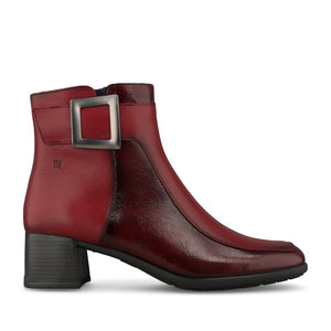 Dorking by Fluchos Ladies D9199 Ankle Boot In Red