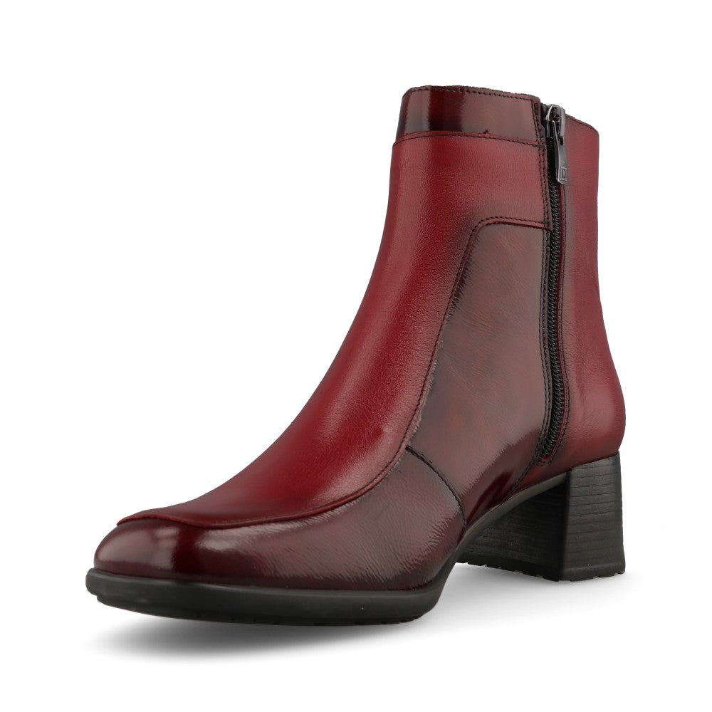 Dorking by Fluchos Ladies D9199 Ankle Boot In Red