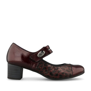 Dorking by Fluchos Ladies D8637 Mary Jane In Burgandy