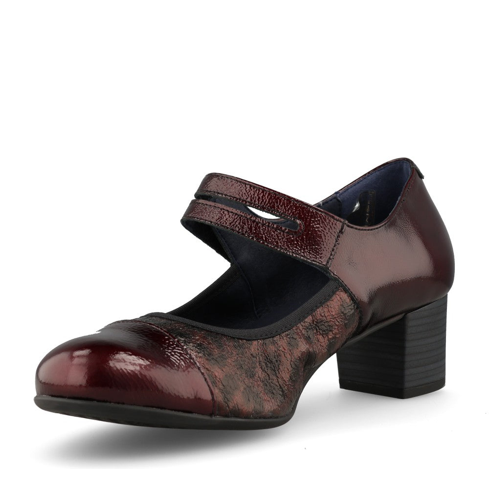 Dorking by Fluchos Ladies D8637 Mary Jane In Burgandy