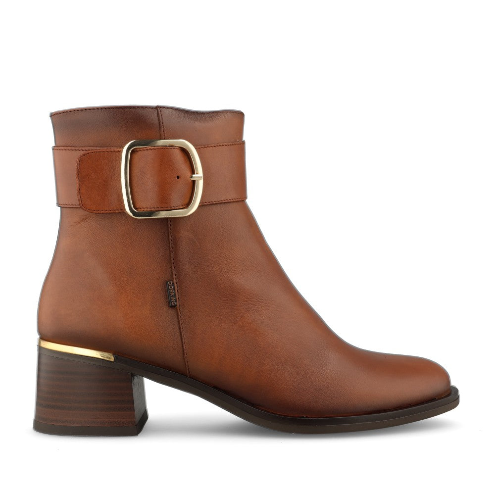 Dorking by Fluchos Ladies D9603 Ankle Boot In Tan