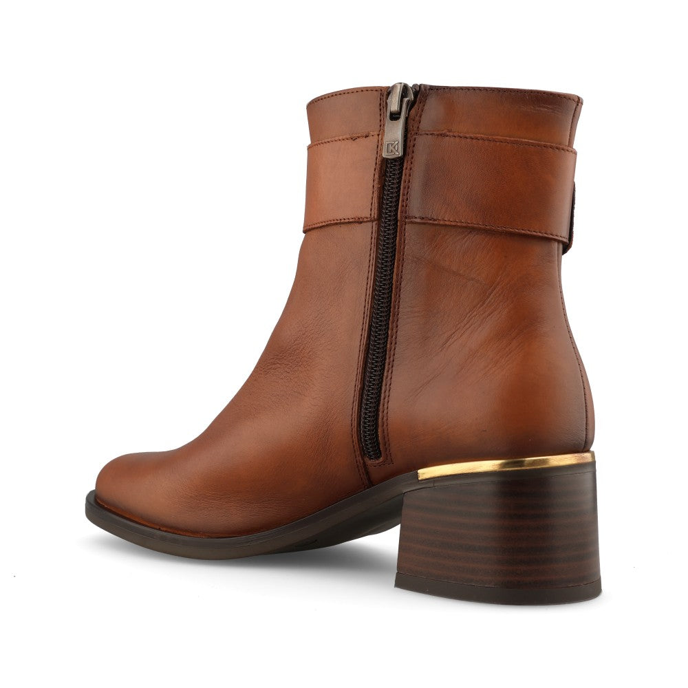 Dorking by Fluchos Ladies D9603 Ankle Boot In Tan