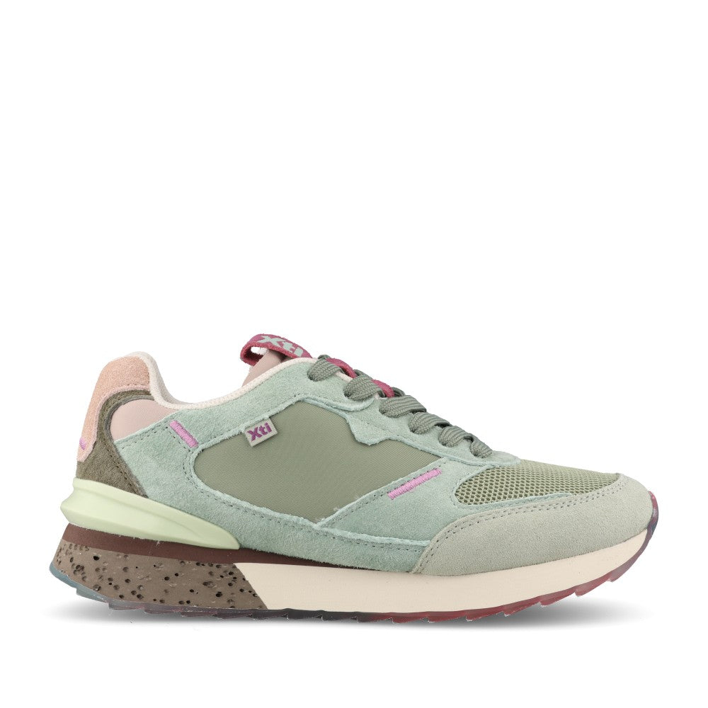 XTI Ladies 146349 Trainer In Khaki
