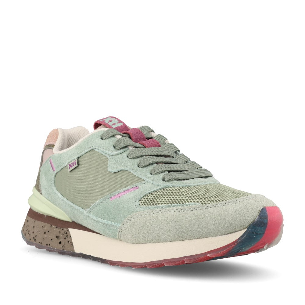 XTI Ladies 146349 Trainer In Khaki