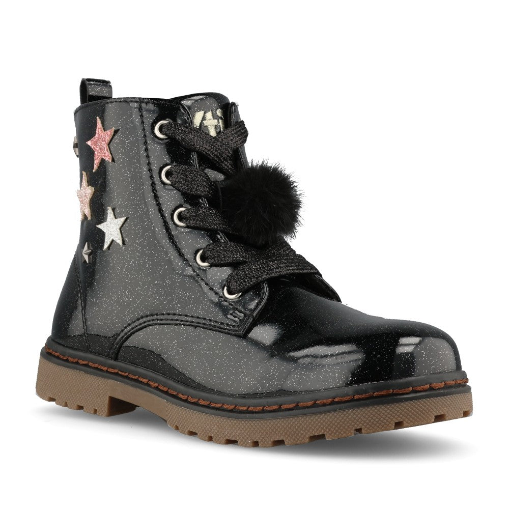 XTI Girls 154116 Ankle Boot In Black Patent