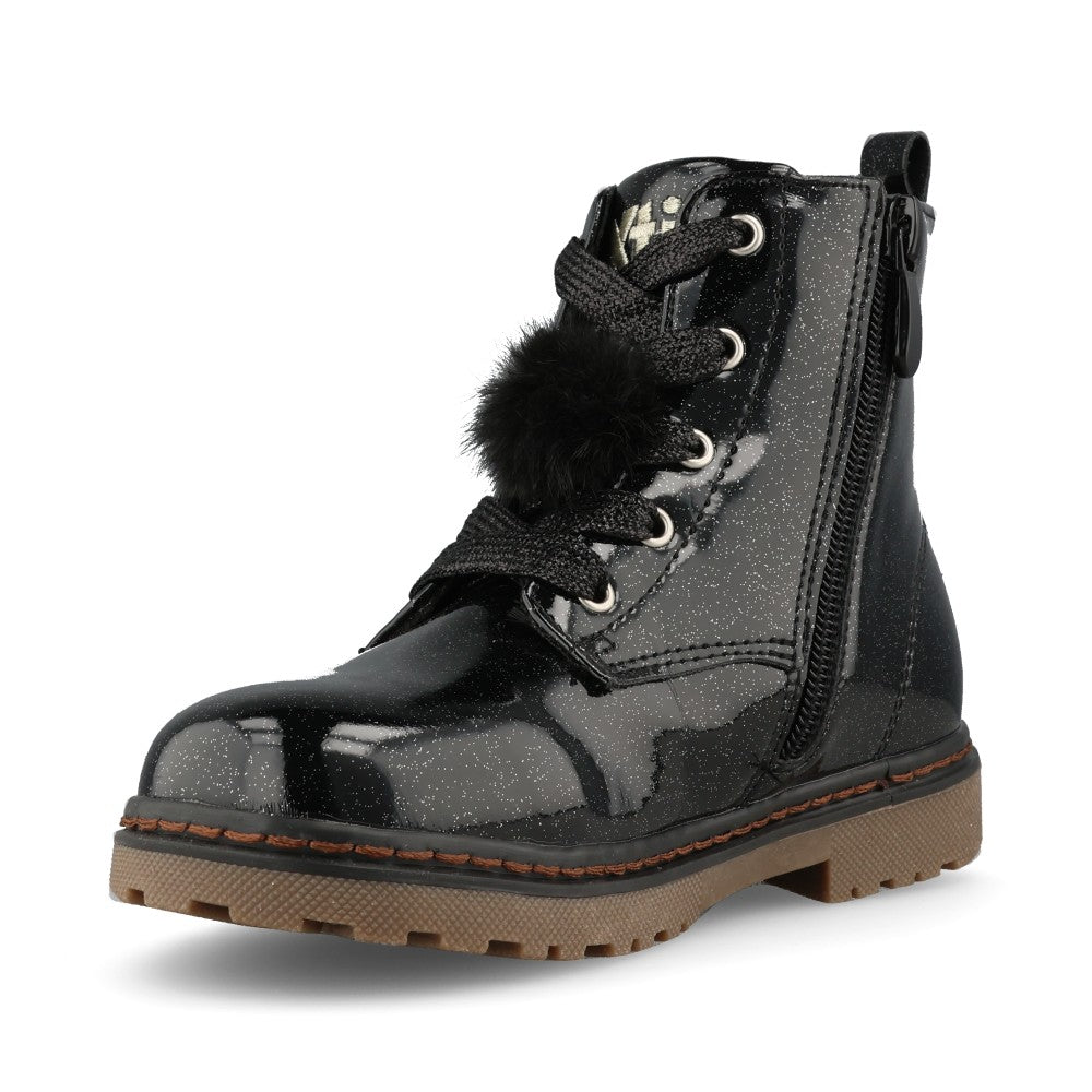 XTI Girls 154116 Ankle Boot In Black Patent