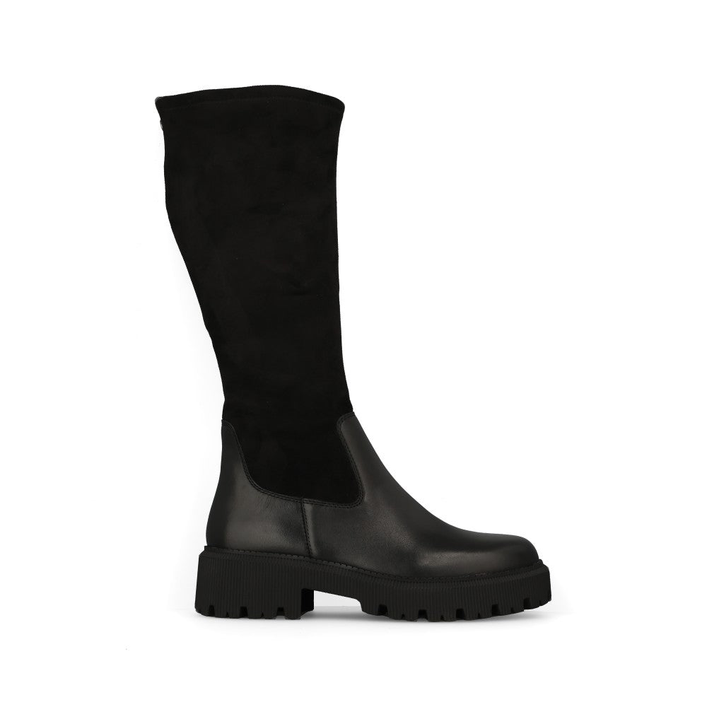 Caprice Ladies 9-26509 Chunky Sole Knee High Boot In Black