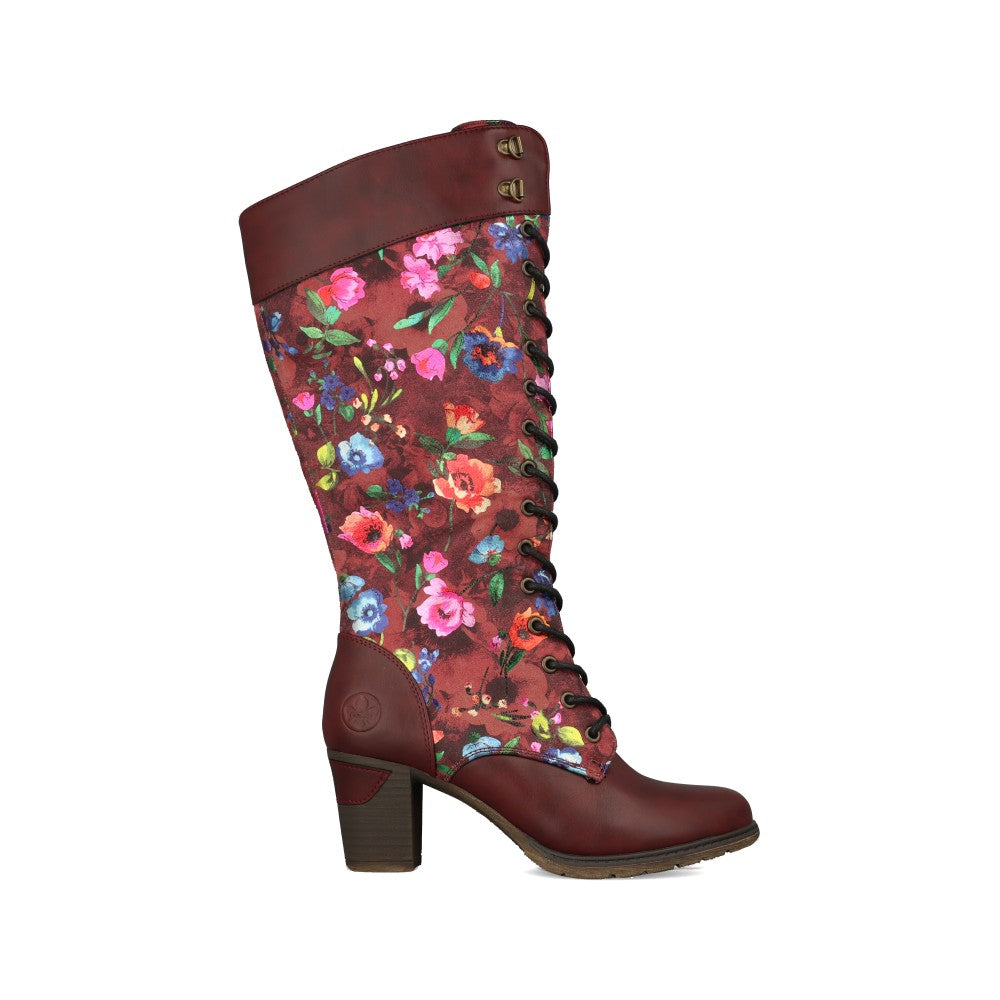 Rieker Ladies 96040-90 Long Leg Boot In Multi