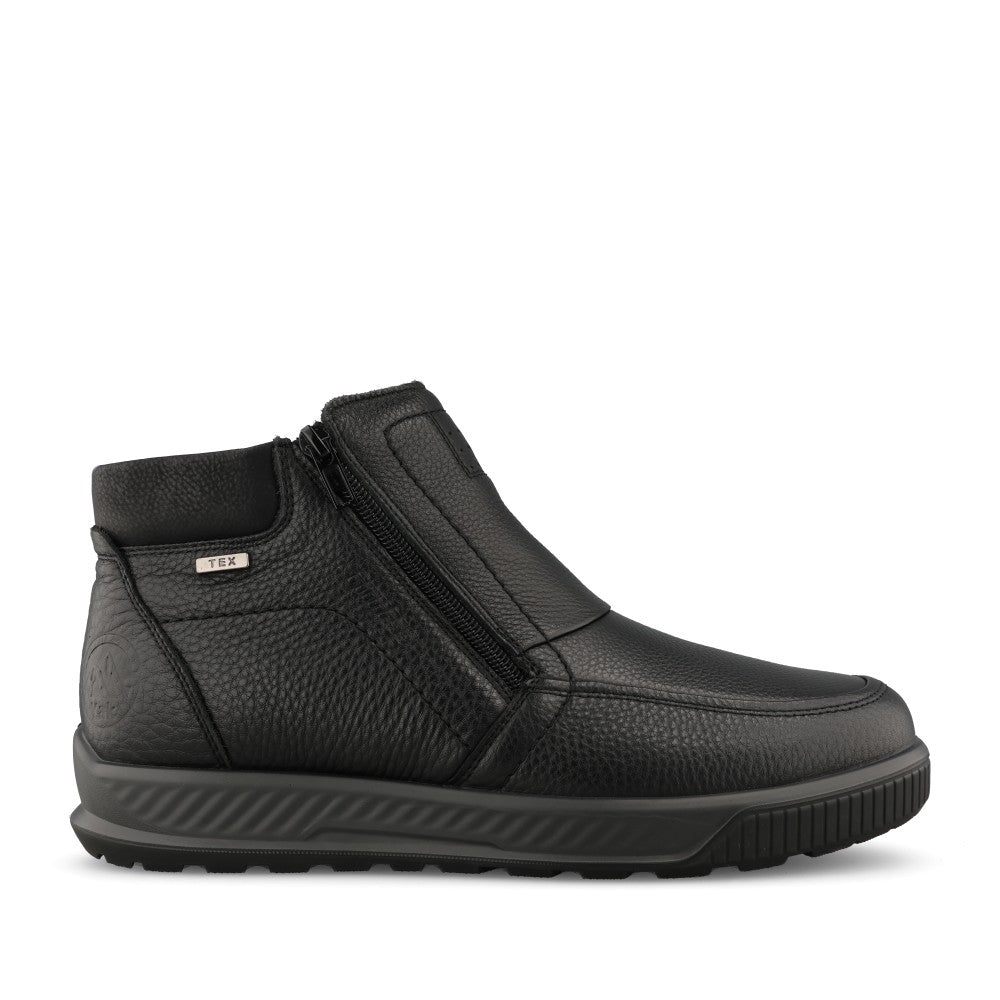 G-Comfort Mens A-956S Wide Fit Ankle Boot in Black