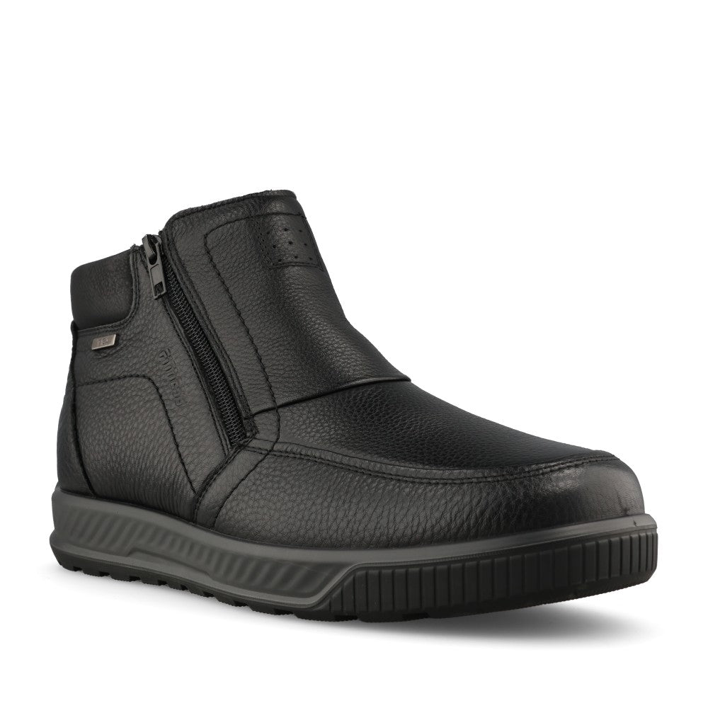 G-Comfort Mens A-956S Wide Fit Ankle Boot in Black
