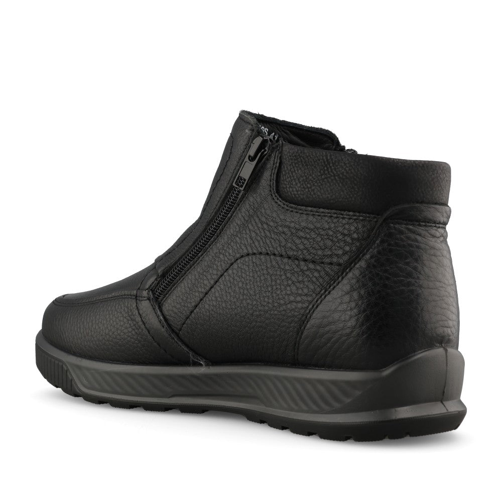 G-Comfort Mens A-956S Wide Fit Ankle Boot in Black