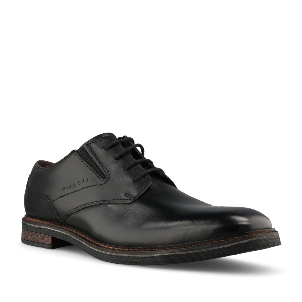 Mens Maik Exko AES01 Laced Shoe In Black