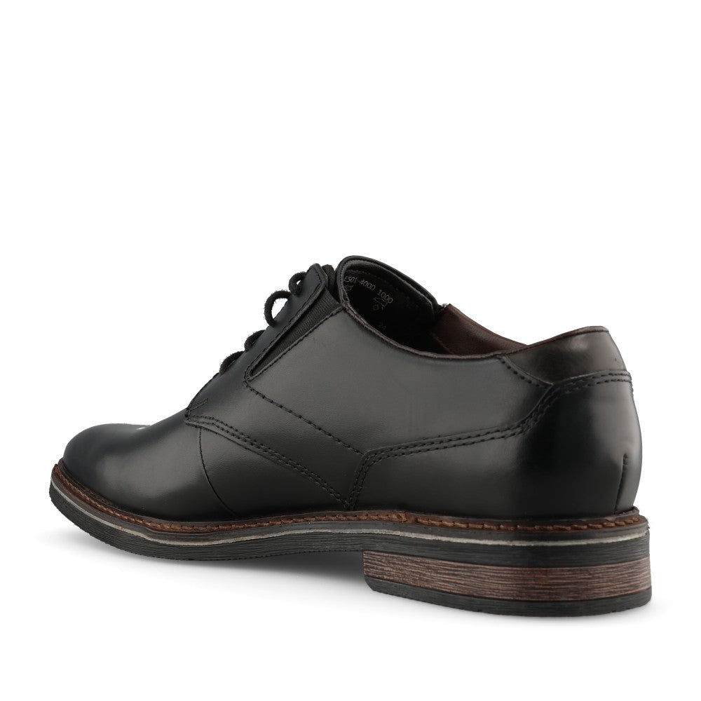 Mens Maik Exko AES01 Laced Shoe In Black