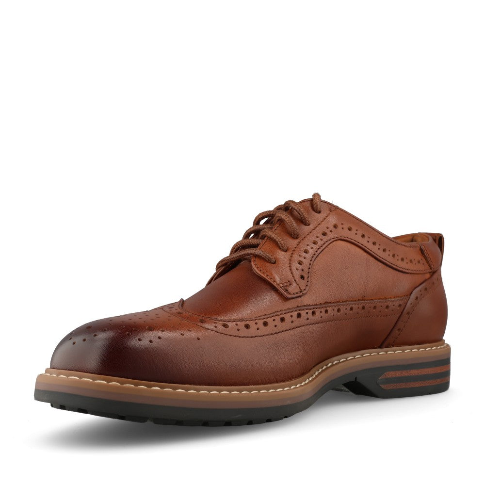 Clarks Mens Aldwin2 Limit Leather G-fit Boot in Dark Tan