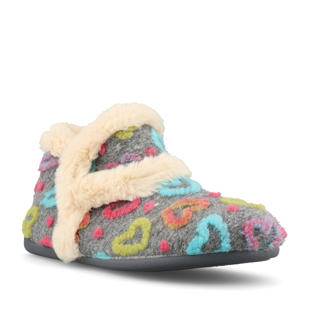 Lunar Ladies Angel KLA234 Slipper In Grey