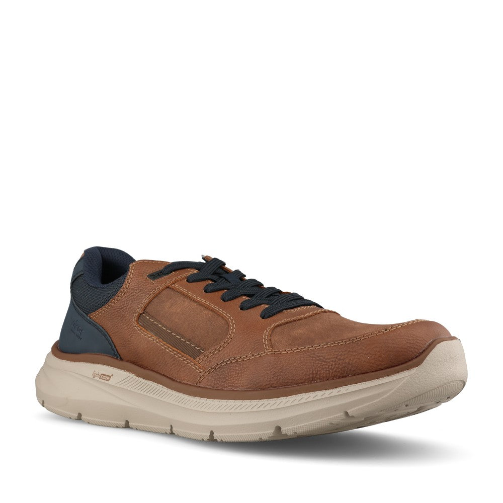 Rieker Mens B1801 Lace Shoe In Brown