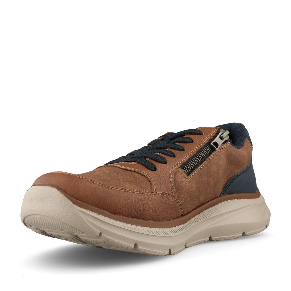 Rieker Mens B1801 Lace Shoe In Brown