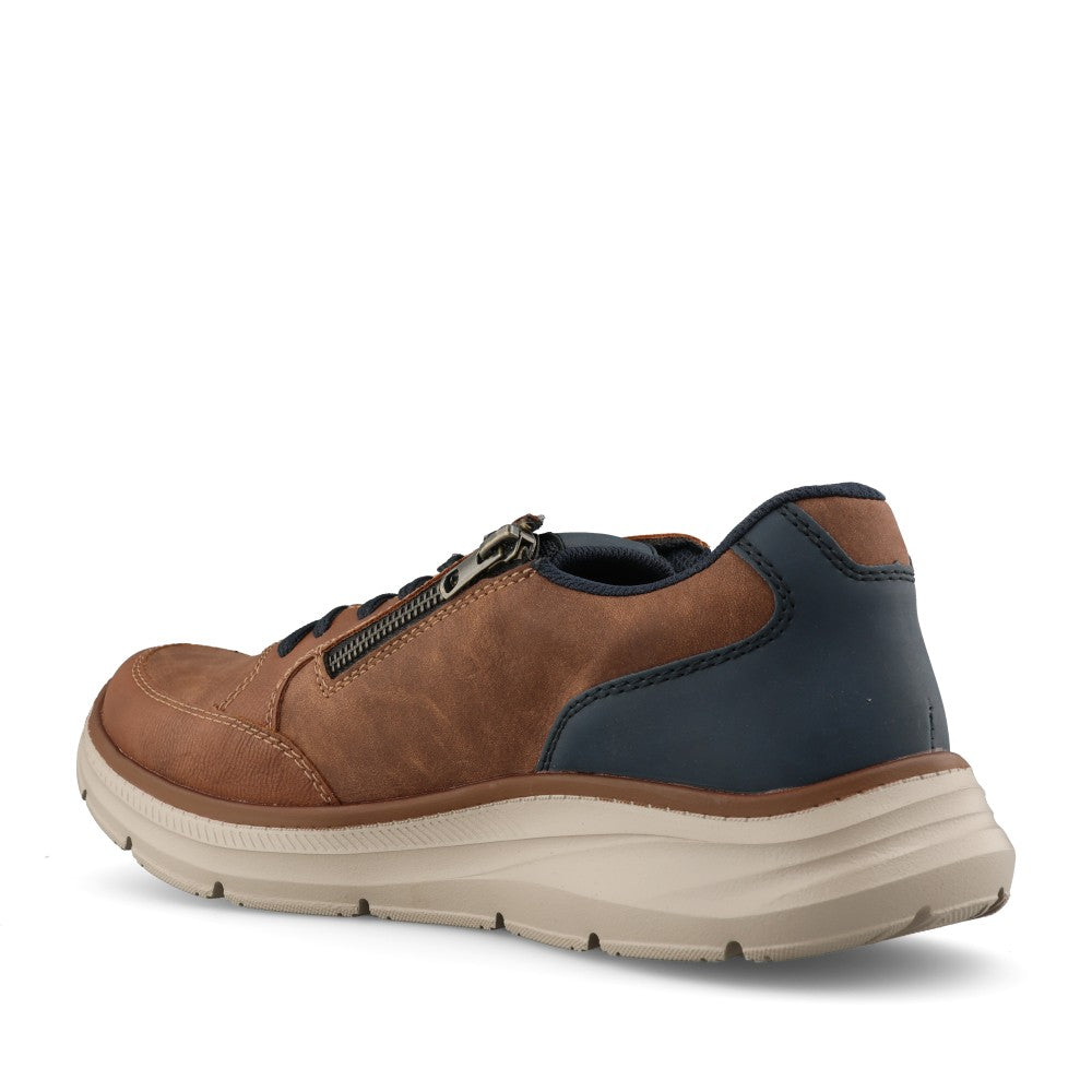 Rieker Mens B1801 Lace Shoe In Brown