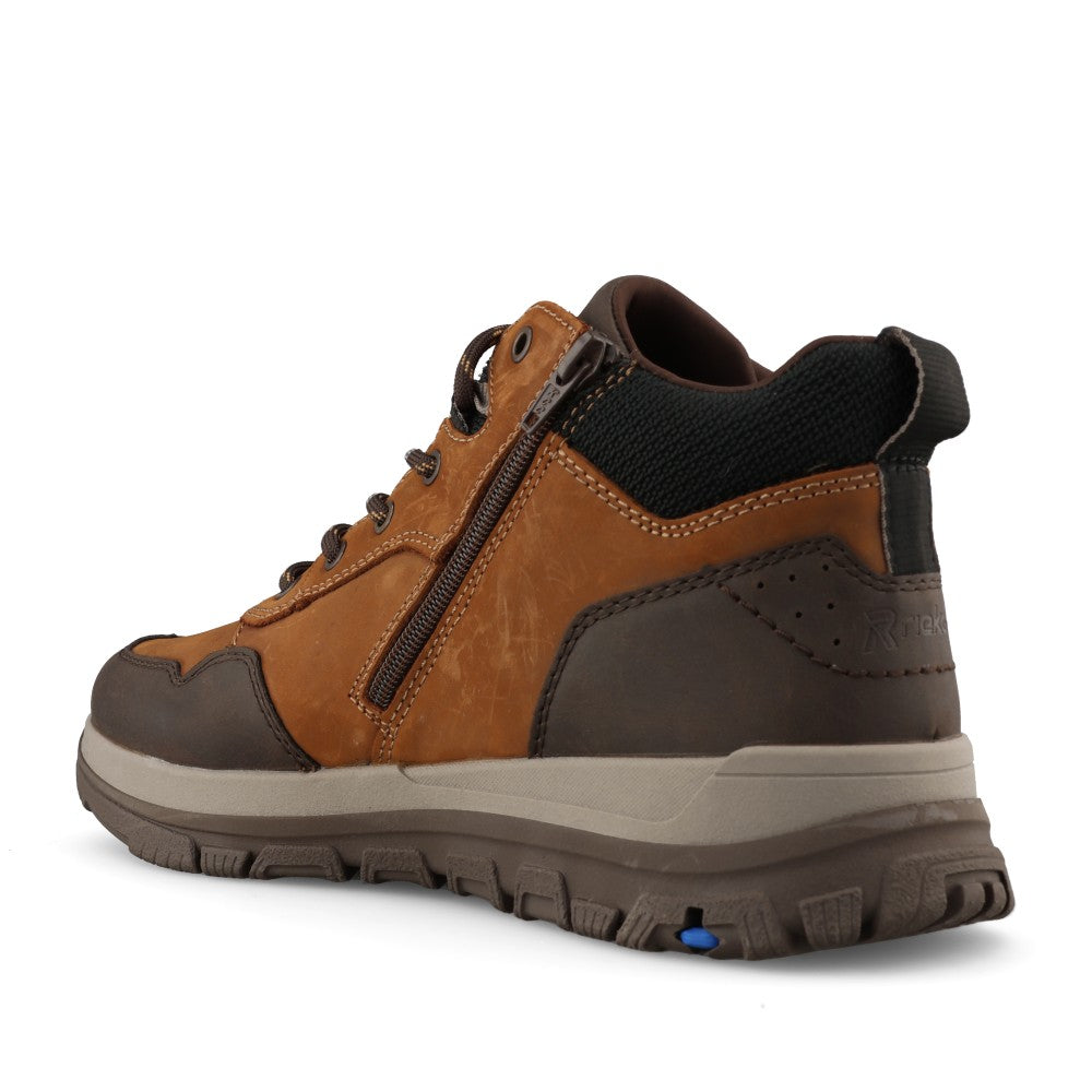 Rieker Mens B9502-22 Lace Boot In Brown