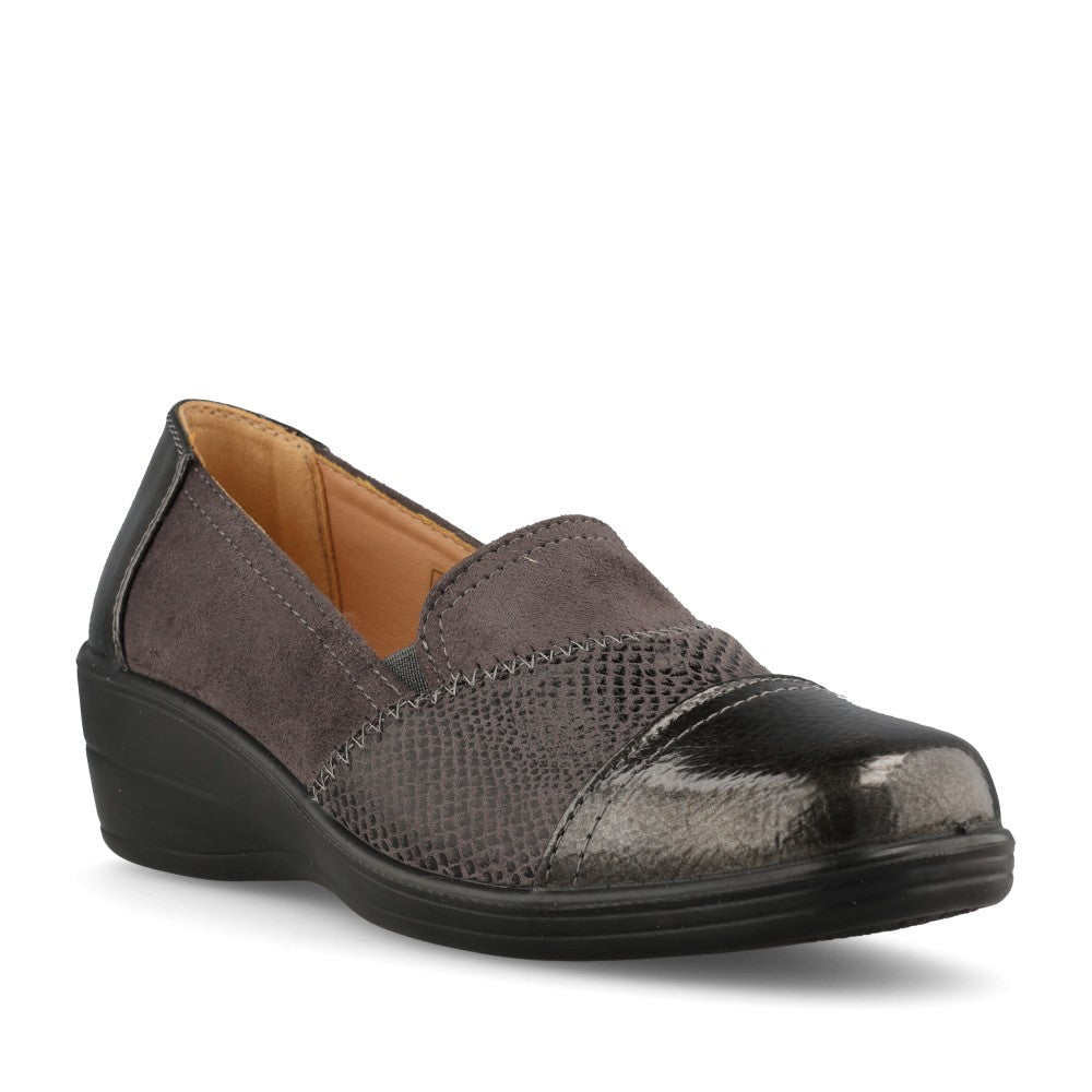 Shoe Tree Ladies Blanche Shoe In Grey