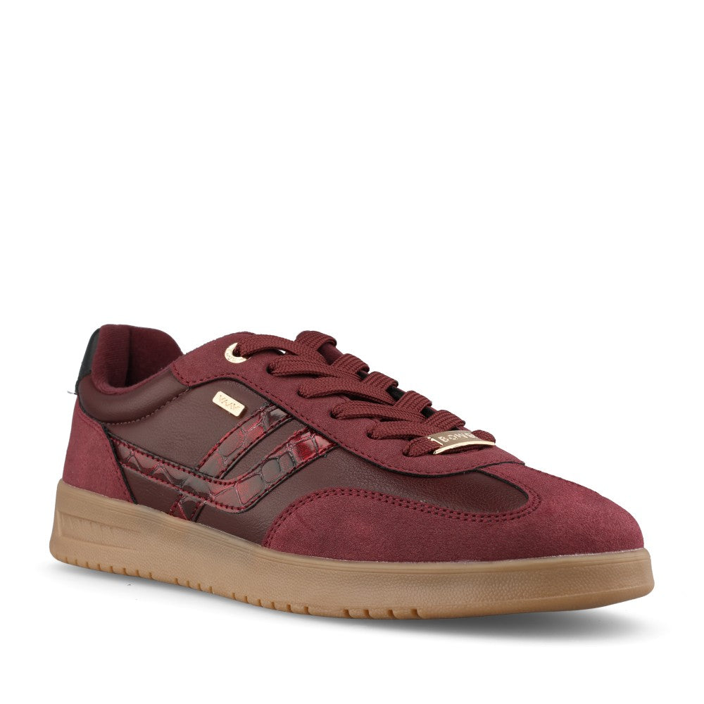 Lloyd & Pryce Ladies Borland Trainer In Cabernet