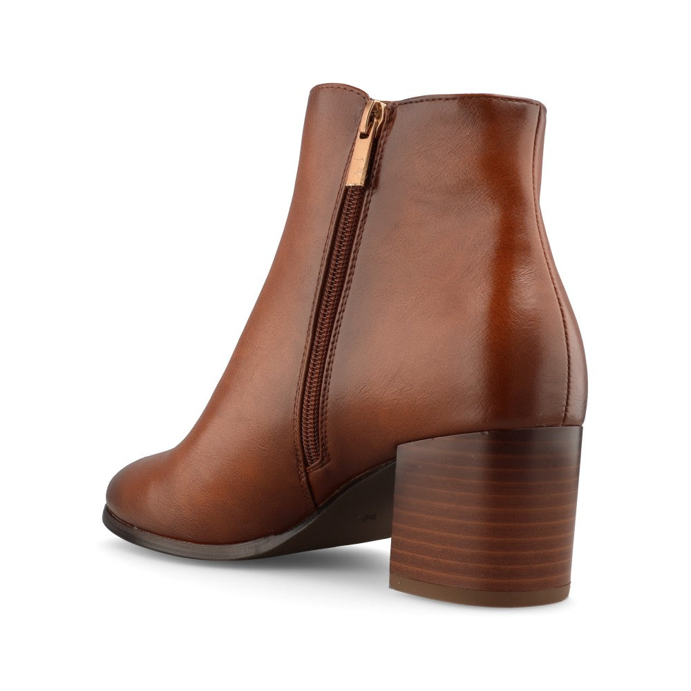 Ladies Patrizio Como Burunzo Ankle Boot in Caramello