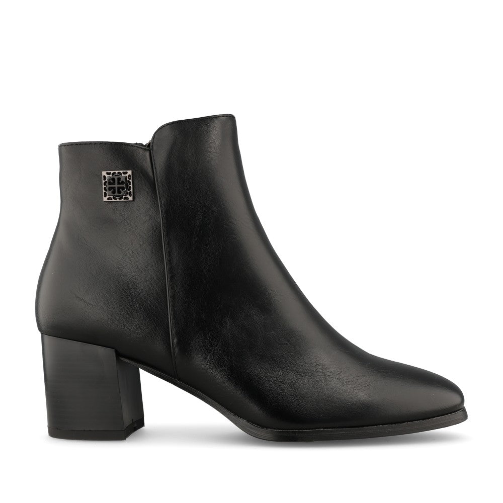 Ladies Patrizio Como Burunzo Ankle Boot in Nero