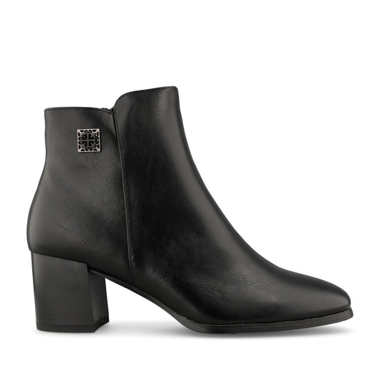 Ladies Patrizio Como Burunzo Ankle Boot in Nero