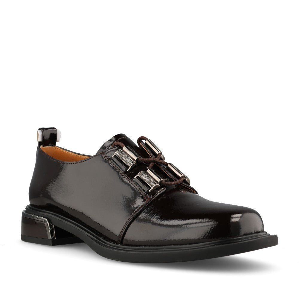 Loretta Vitale Ladies C9678 Shoe In Choco