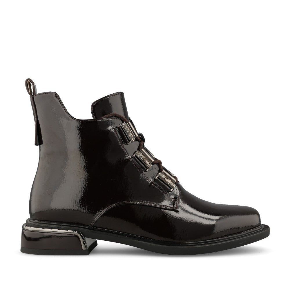 Loretta Vitale Ladies C9699 Ankle Boot In Brown