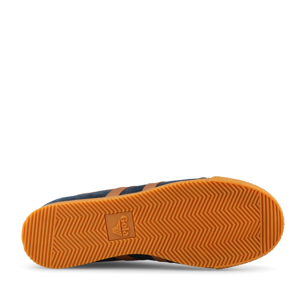 Gola Mens Elan CMB538 Trainer In Navy and Brown