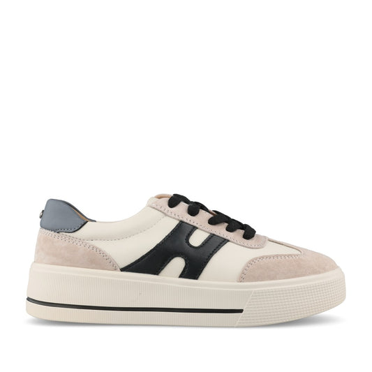 Ladies Patrizio Como Cremona Trainer in Grigio Nero