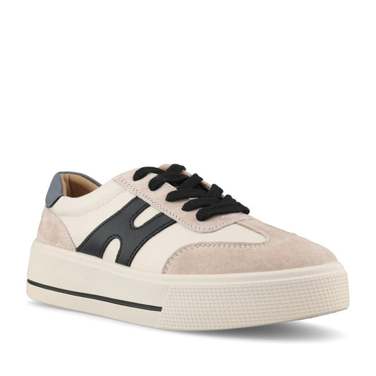 Ladies Patrizio Como Cremona Trainer in Grigio Nero