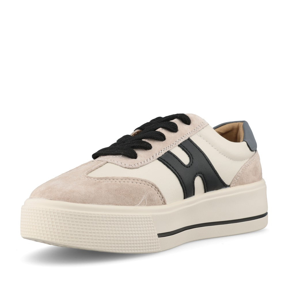 Ladies Patrizio Como Cremona Trainer in Grigio Nero