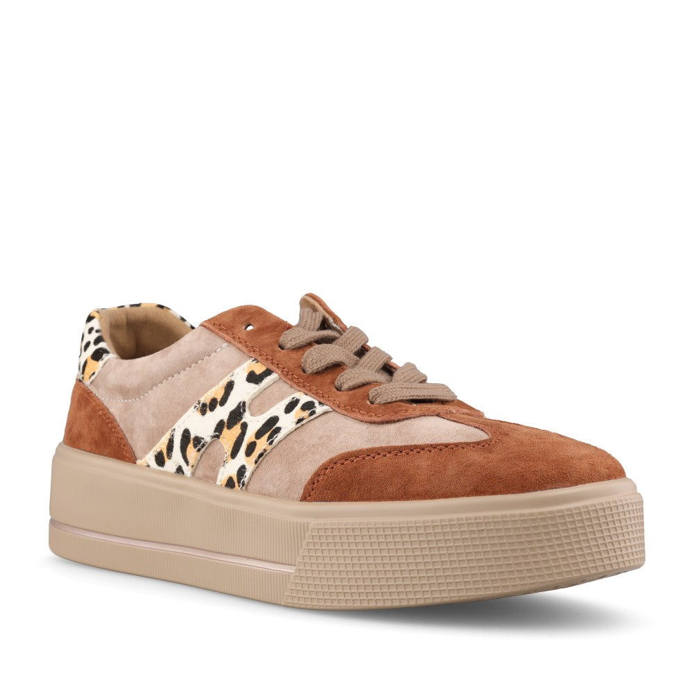 Ladies Patrizio Como Cremona Trainer in Leopardo