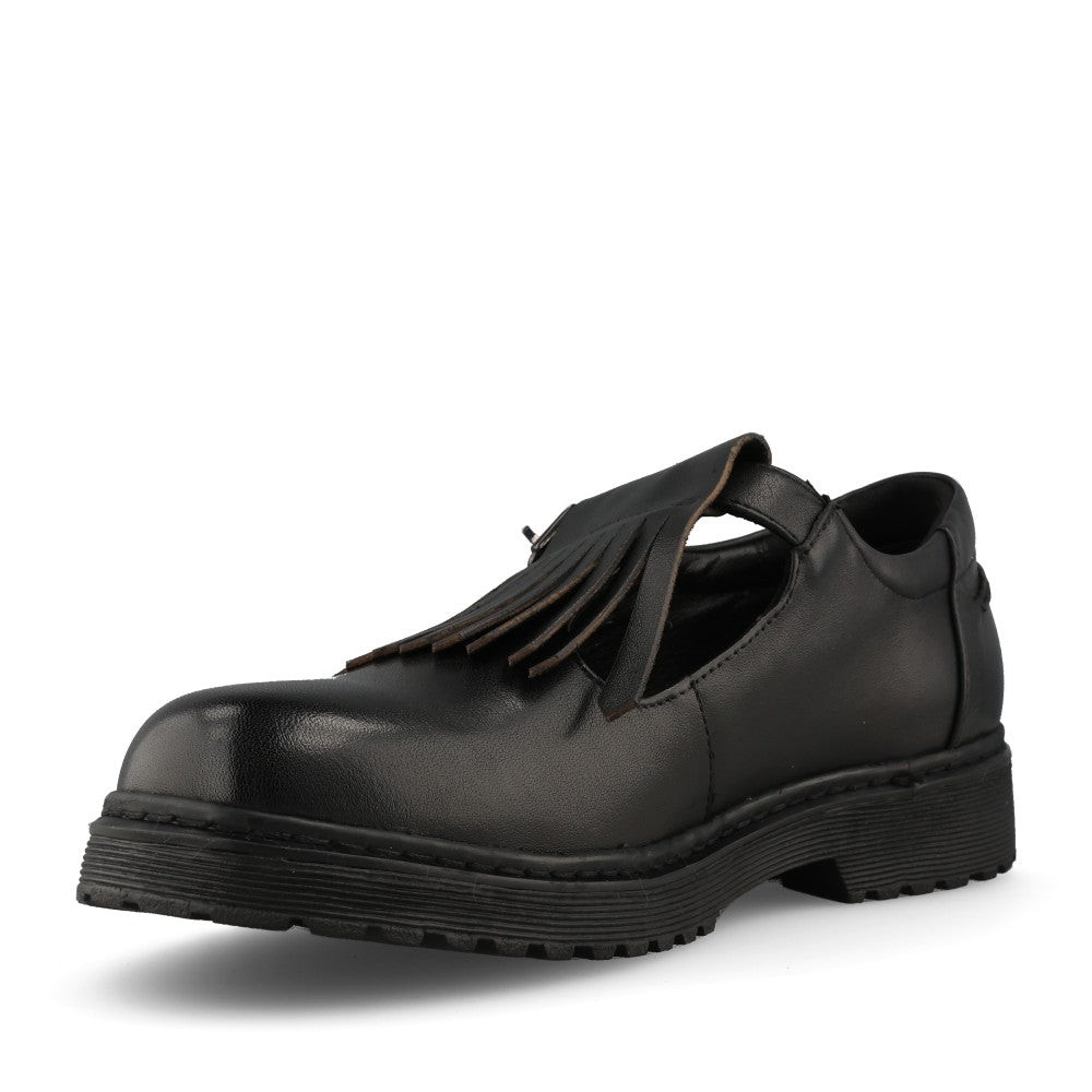 Teds Girls Cybel T-Bar Shoe in Black