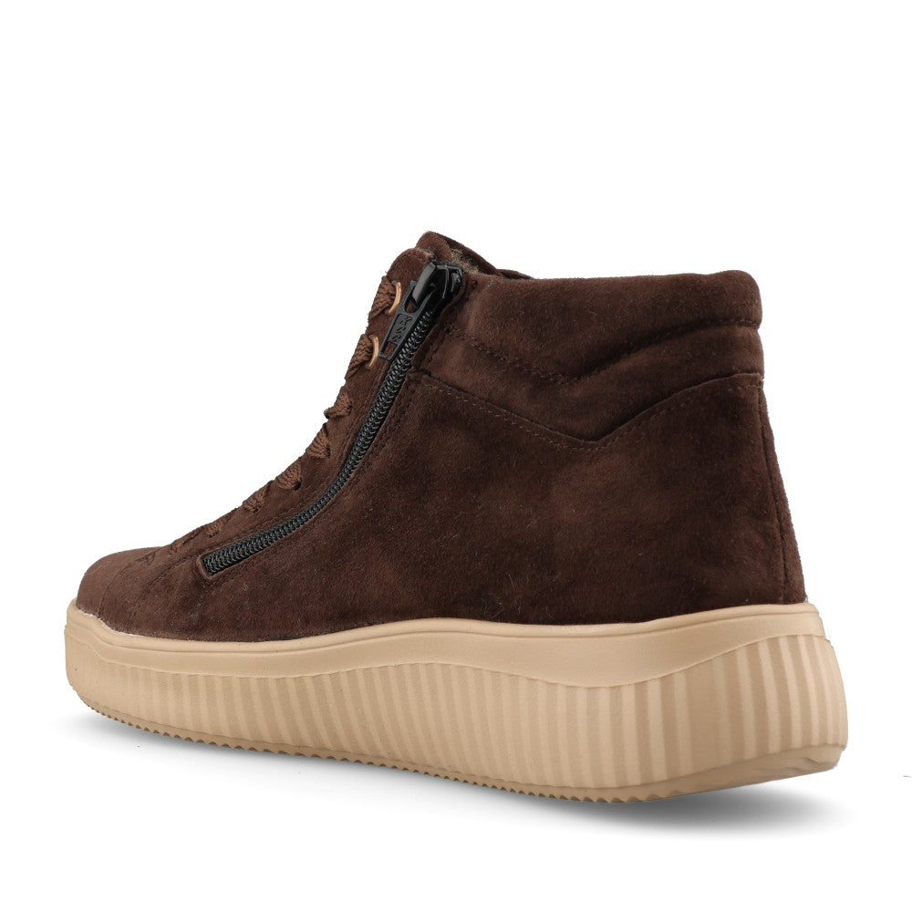 Remonte Ladies D3E70-25 Lace Boot In Brown