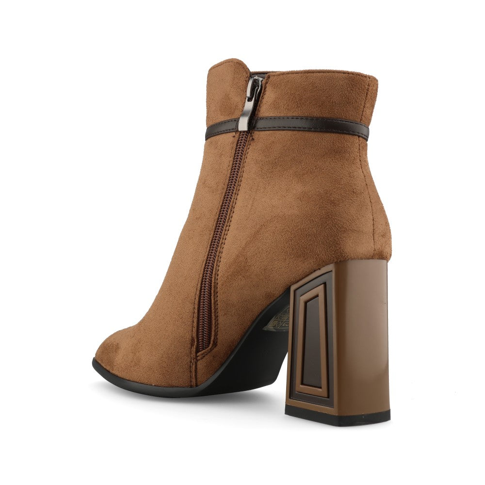 Redz Ladies D5909 Ankle Boot In Taupe