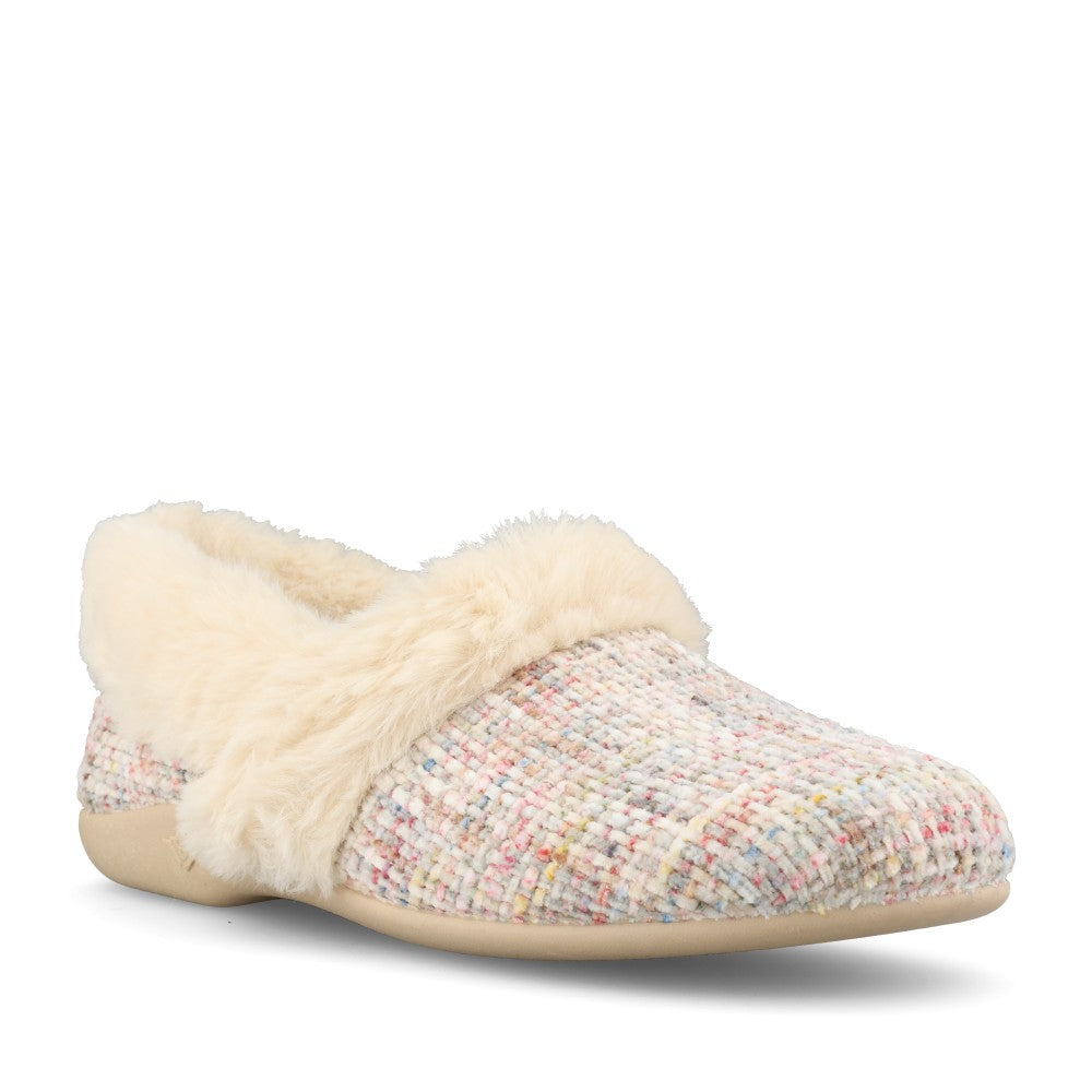 Lunar Ladies Dana KLA259 Slipper In Beige