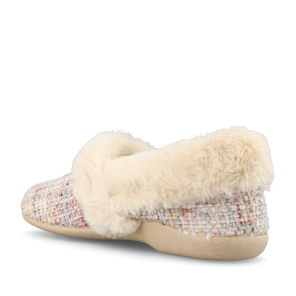 Lunar Ladies Dana KLA259 Slipper In Beige