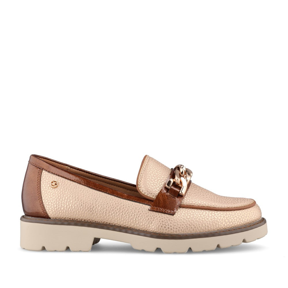 Zanni & Co Ladies Daqia Shoe In Bronze Metalic Multi