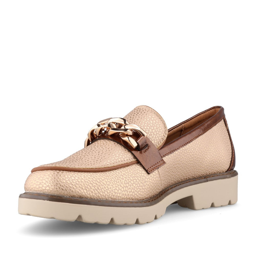 Zanni & Co Ladies Daqia Shoe In Bronze Metalic Multi