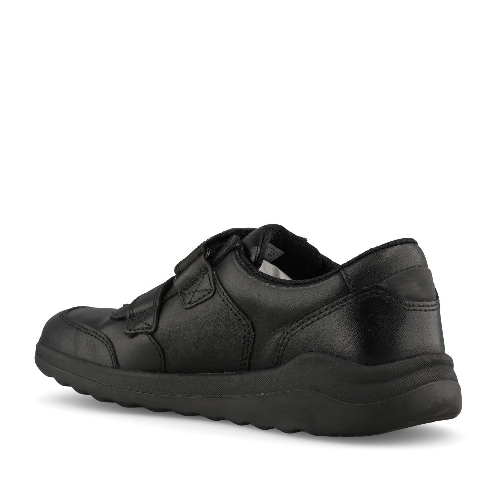 Boys Daze Step 2 Kids Velcro Leather Shoe In F Fit