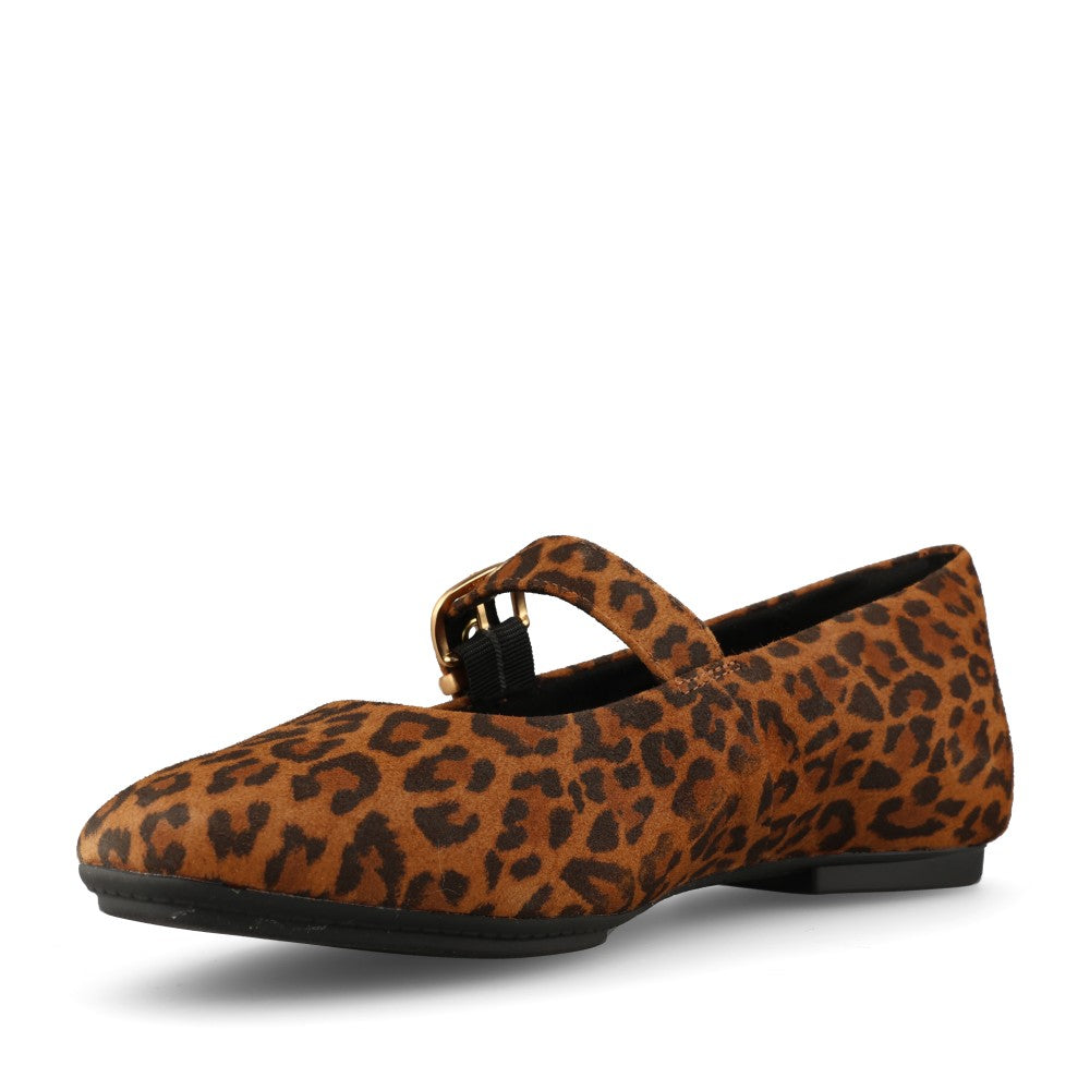 Fitflop Ladies Delicato Suede ADQ-E76 Shoe in Leopard