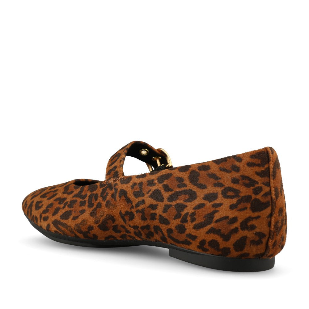 Fitflop Ladies Delicato Suede ADQ-E76 Shoe in Leopard