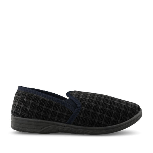 Mens Duke Full Slipper In Navy